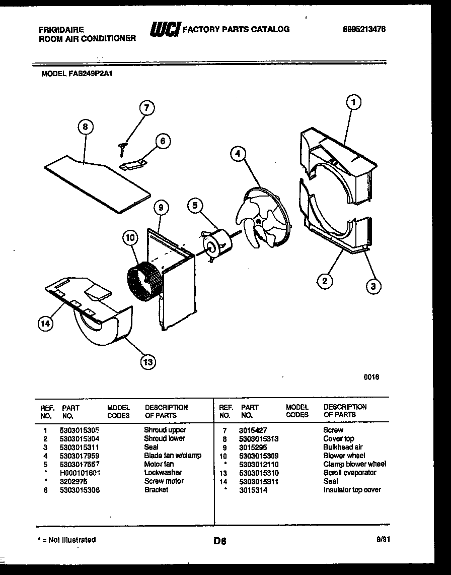 Air handling parts