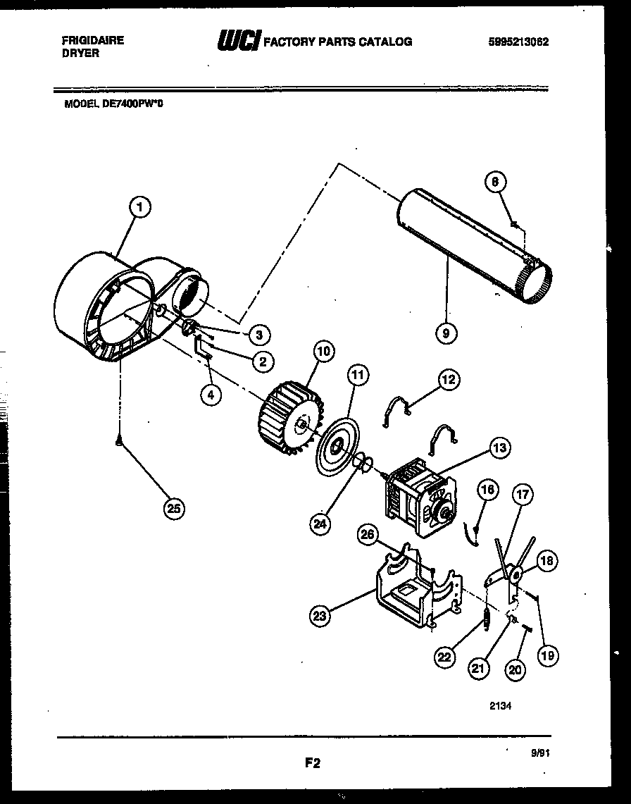 Blower and drive parts