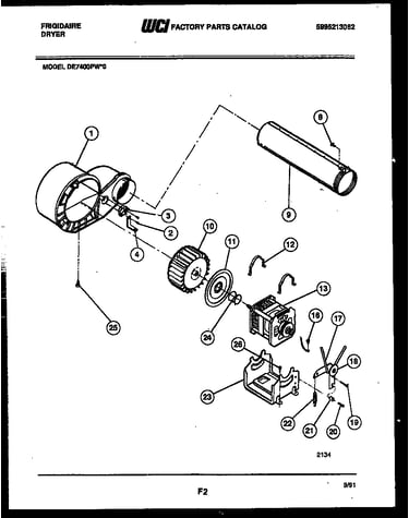 Blower and drive parts