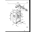Frigidaire FP18TFL4 cabinet parts diagram