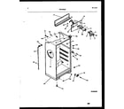 Frigidaire FP18TFL4 cabinet parts diagram