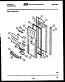 Refrigerator door parts