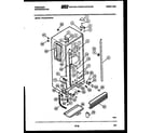 Frigidaire FPCE22VWPL1 cabinet parts diagram