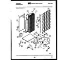 Frigidaire FPCE22VWPL1 system and automatic defrost parts diagram