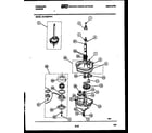 Frigidaire WA7400PW0 transmission parts diagram