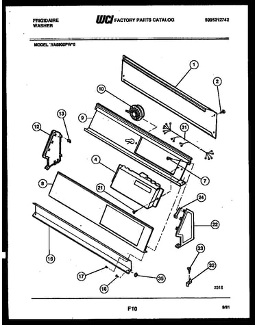 Console and control parts