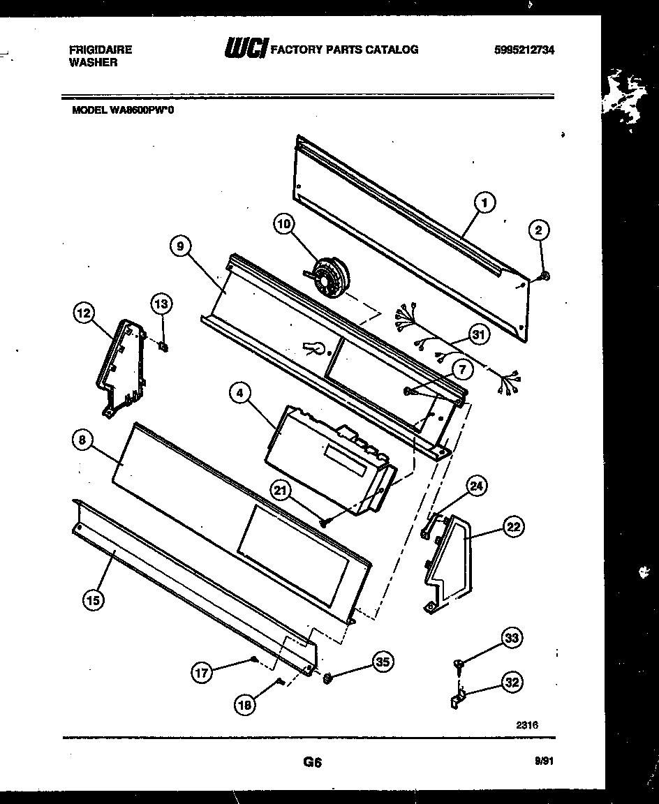 CONSOLE AND CONTROL PARTS