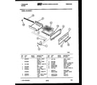 Frigidaire G31BPNW3 broiler drawer parts diagram