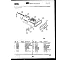 Frigidaire GCG34BNL4 broiler drawer parts diagram