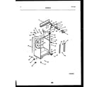 Frigidaire FPCE21TRL0 cabinet parts diagram