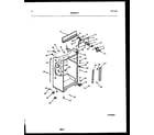 Frigidaire FPCE21TRW0 cabinet parts diagram