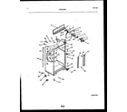 Frigidaire FPCEB21TIRB1 cabinet parts diagram