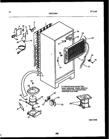 System and automatic defrost parts