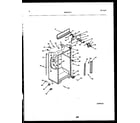 Frigidaire FPCE21TPL1 cabinet parts diagram