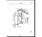 Frigidaire FPE19TRL0 cabinet parts diagram