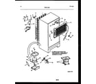 Frigidaire FPE19TRL0 system and automatic defrost parts diagram