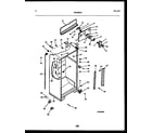 Frigidaire FPCE21TPH0 cabinet parts diagram