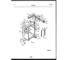 Frigidaire FPCE19TPL1 cabinet parts diagram