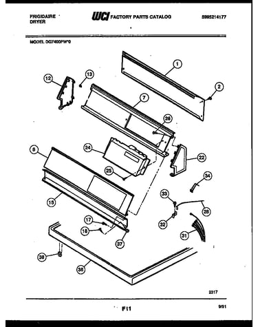Console and control parts