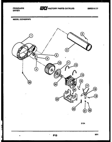 Blower and drive parts
