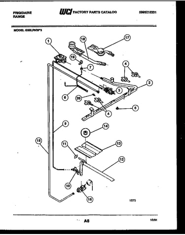 Burner, manifold and gas control