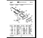 Frigidaire G30PNL2 broiler drawer parts diagram
