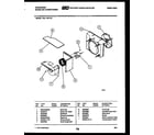 Frigidaire FAL119P1A1 air handling parts diagram