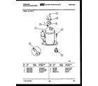 Frigidaire FAL119P1A1 compressor parts diagram