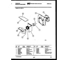 Frigidaire FAL106P1A1 air handling parts diagram