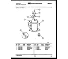 Frigidaire FAL106P1A1 compressor parts diagram