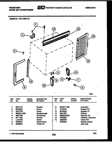 Window mounting parts