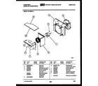 Frigidaire FAL096P1A1 air handling parts diagram