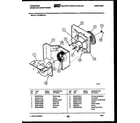 Frigidaire FAC086P7B1 air handling parts diagram