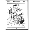 Frigidaire FAL125P1A1 cabinet parts diagram