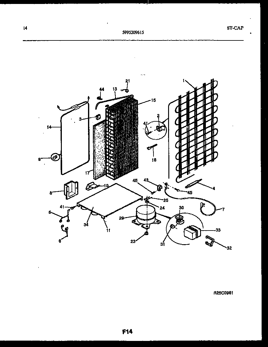 System and automatic defrost parts