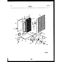 Frigidaire FPCIS22VPL0 system and automatic defrost parts diagram