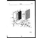 Frigidaire FPCIS22VPL1 system and automatic defrost parts diagram