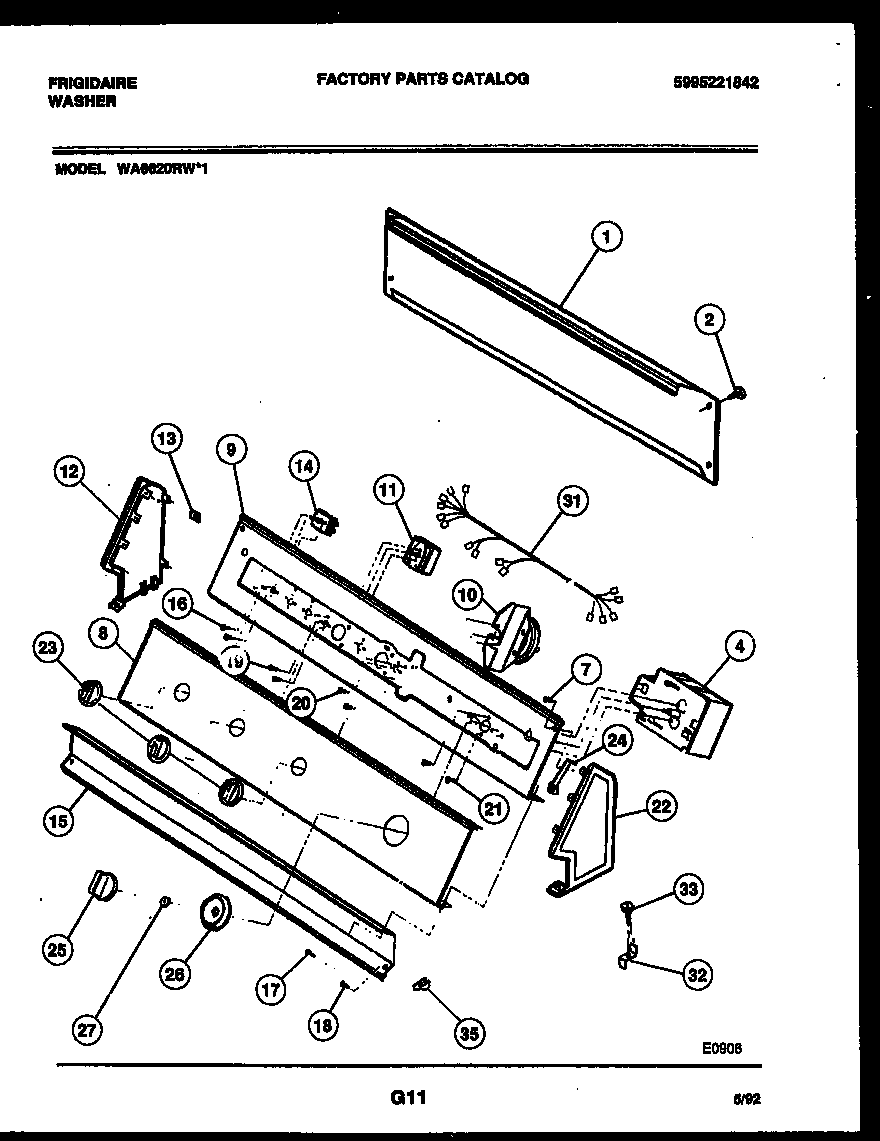 Console and control parts