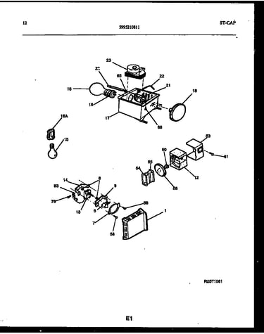 Refrigerator control assembly, damper control assembly and f