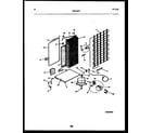 Frigidaire FPCE24VPL1 system and automatic defrost parts diagram