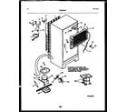 Frigidaire ATL130HK1 system and automatic defrost parts diagram