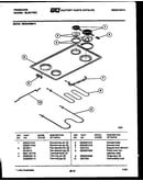 Cooktop and broiler parts