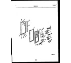 Frigidaire FPCE22V3PL0 refrigerator door parts diagram