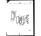 Frigidaire FPCE22V3PW0 refrigerator door parts diagram