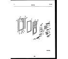 Frigidaire FPCEW24VWPW1 refrigerator door parts diagram