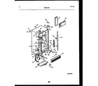 Frigidaire FPCEW24VWPW1 cabinet parts diagram
