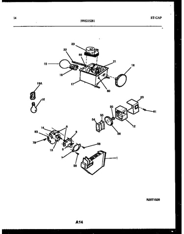 Refrigerator control assembly, damper control assembly and f
