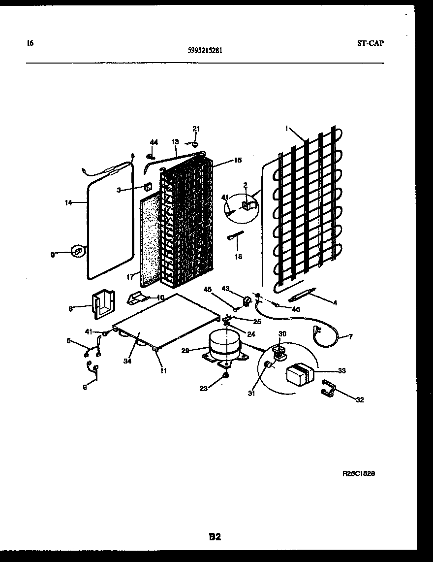 System and automatic defrost parts