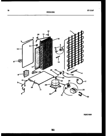 System and automatic defrost parts