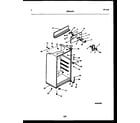 Frigidaire FPD14TPW1 cabinet parts diagram